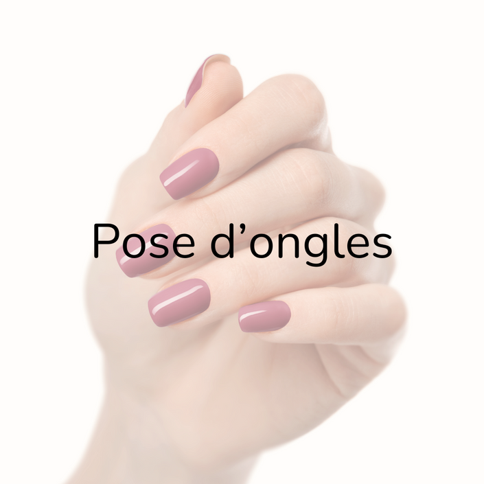 Pose d'ongles